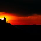 Burg Hohenzollern im Sonnenuntergang