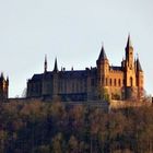 Burg Hohenzollern im Sonnenuntergang