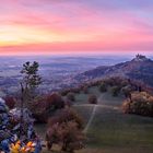 Burg Hohenzollern im Sonnenuntergang......