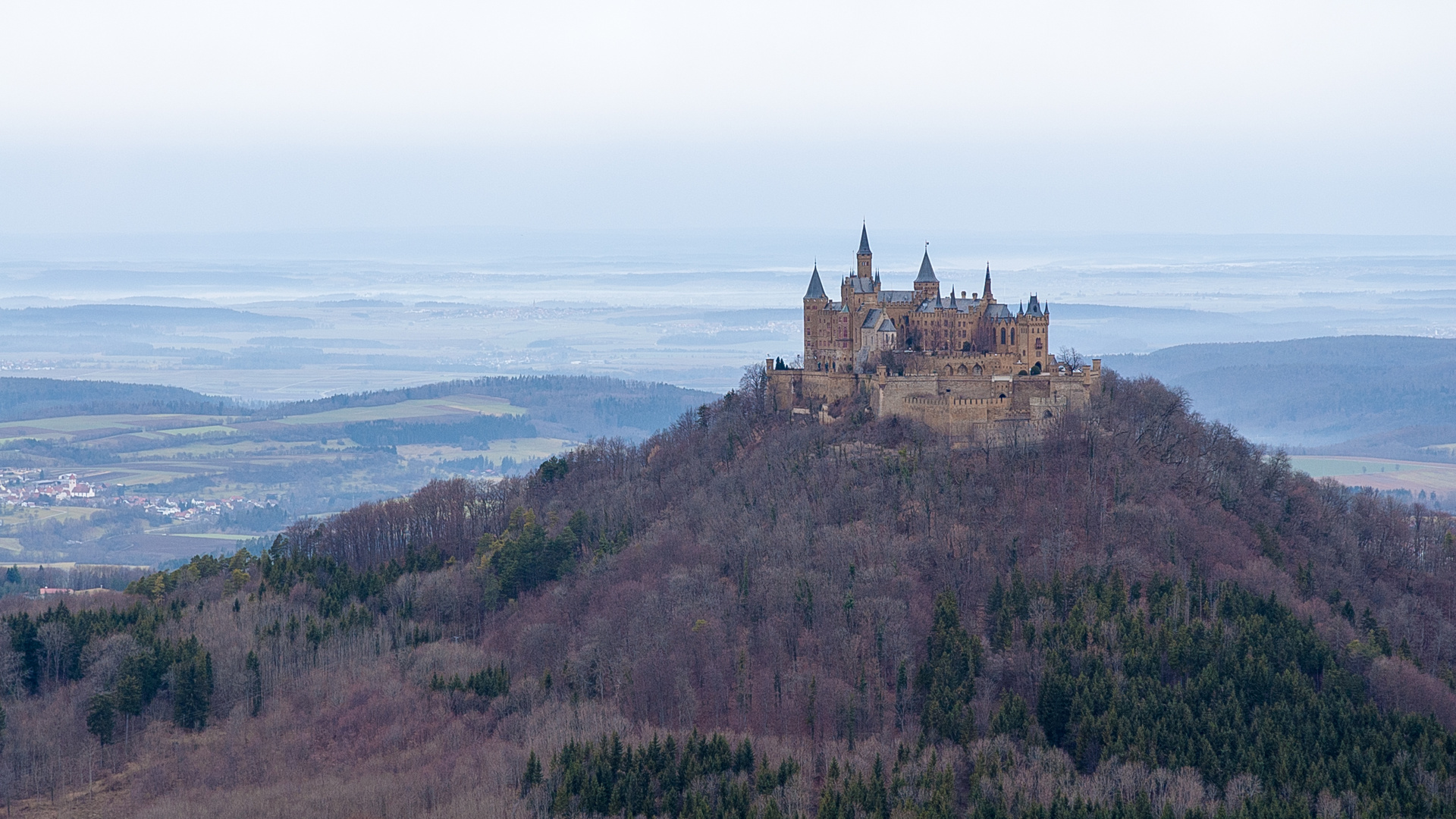 Burg Hohenzollern im Winter