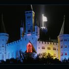 Burg Hohenzollern in blau