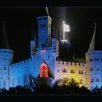 Burg Hohenzollern in blau