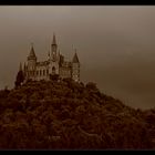 Burg Hohenzollern in sepia