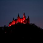 Burg Hohenzollern in Weihnachtsbeleuchtung