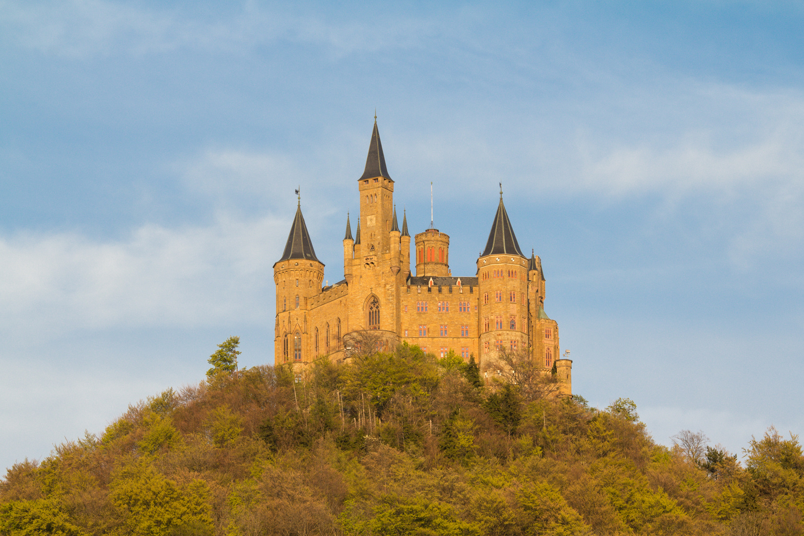 Burg Hohenzollern später Nachmittag