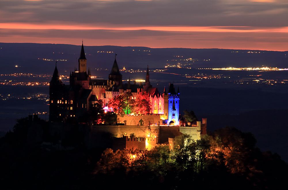 Burg Hohenzollern-Sternschnuppen Nacht 2018