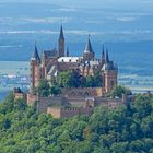 Burg Hohenzollern vom Aussichtspunkt Hohenzollernblick am Raichberg