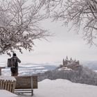 Burg Hohenzollern vom Zeller Kopf aus gesehen