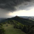 Burg Hohenzollern vor dem Sturm