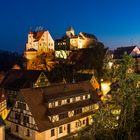 Burg Hohnstein im Abendlicht