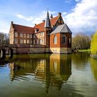 Burg Huelshoff an einem Nachmittag im April 