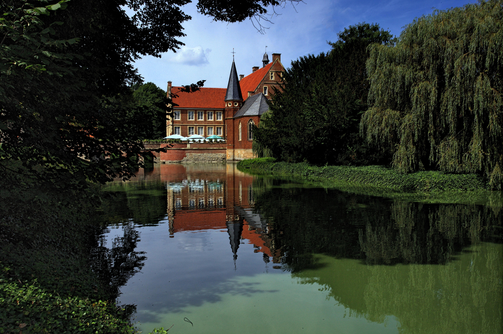 Burg Hülshoff von der schönsten Seite