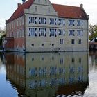 Burg Hülshoff westlich von Münster bei Havixbeck, Ansicht von Norden