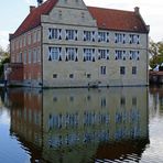 Burg Hülshoff westlich von Münster bei Havixbeck, Ansicht von Norden