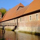 Burg Hülshoff westlich von Münster bei Havixbeck, ehem. Wirtschaftsgebäude