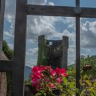 Burg im Fenster