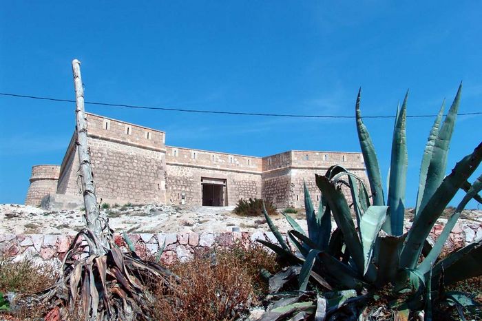 Burg im Naturpark bei Almeria