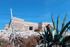 Burg im Naturpark bei Almeria