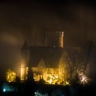 Burg im Nebel