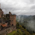 Burg im Nebel