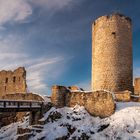 Burg im Schnee