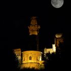 Burg im Vollmond