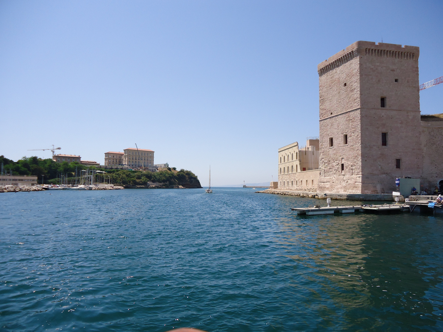 Burg im Wasser in Marseille