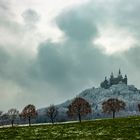 Burg im Winter