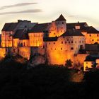 Burg in Burghausen zur blauen Stunde