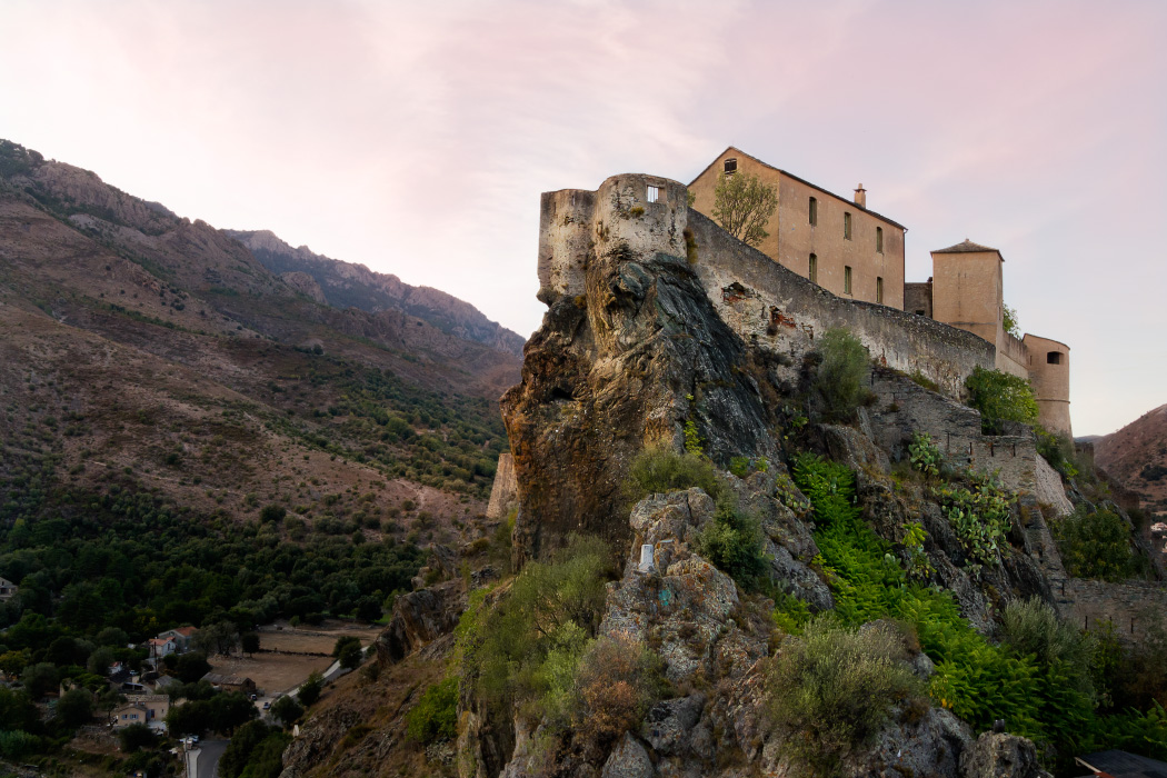 Burg in Corte, Korsika