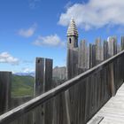 Burg in den Alpen