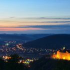 Burg in der Dämmerung