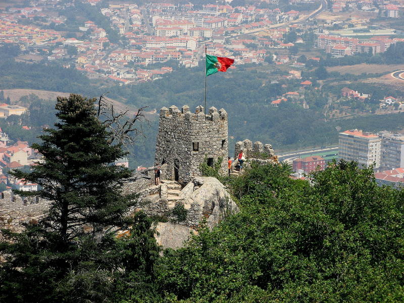 Burg in der Nähe von Lissabon