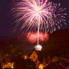 burg in flammen in bad münstereifel