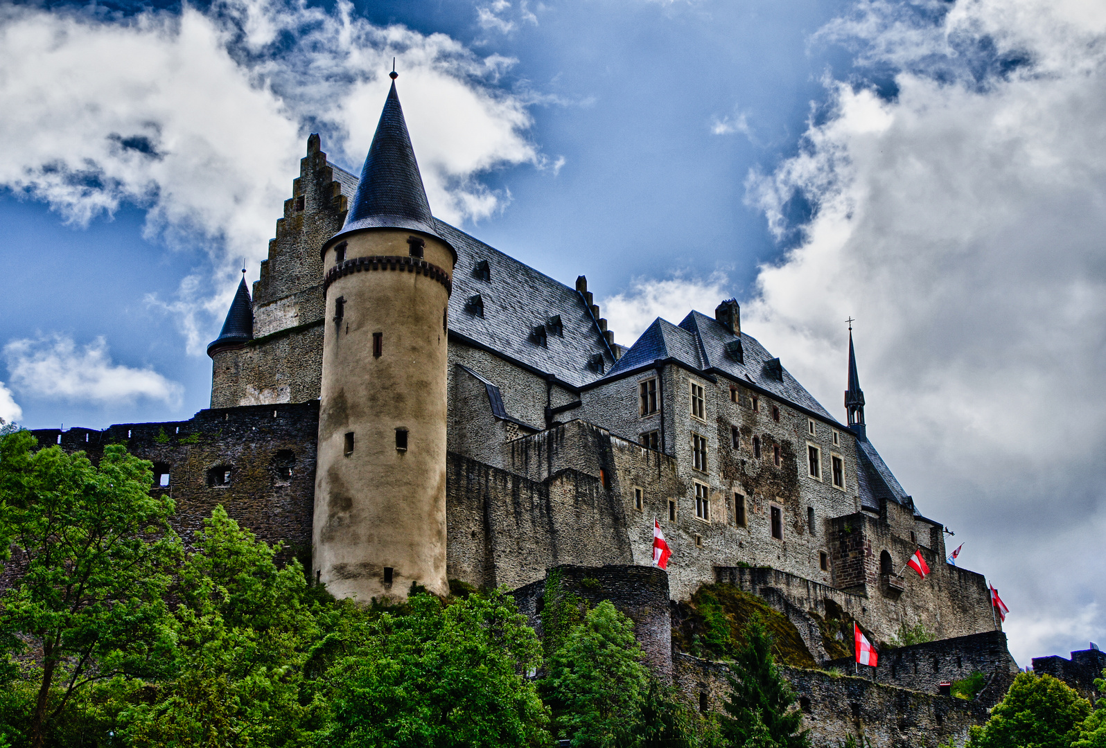Burg in Luxemburg (Vianden)