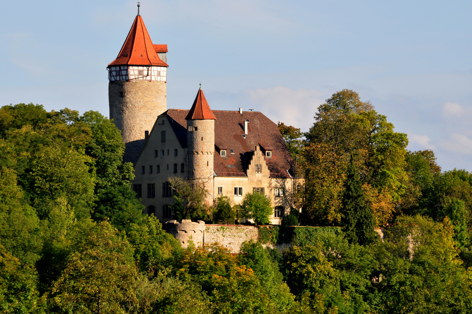 Burg in Möckmühl. Götzenburg