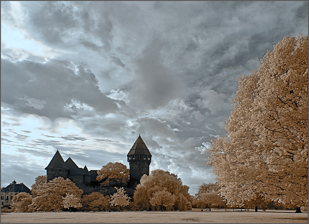 Burg in Park