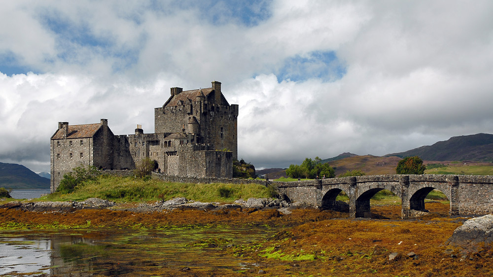 Burg in Schottland ...