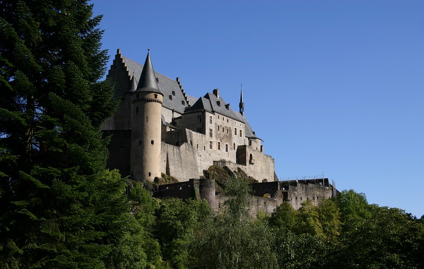 Burg in Vianden (Lux)