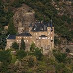 Burg Katz im Abendlicht