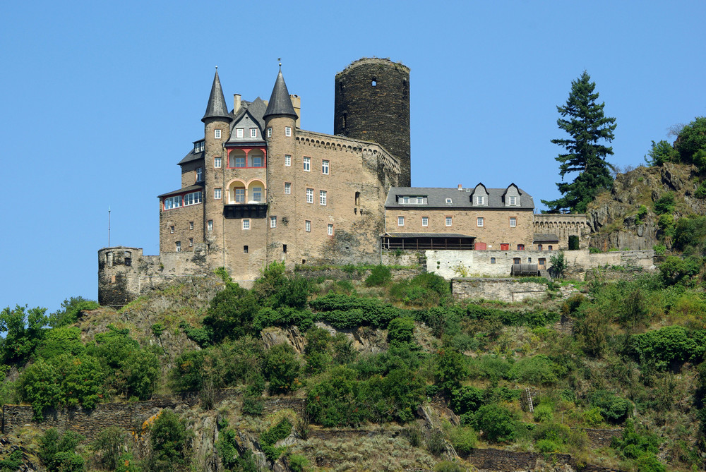 Burg Katz über St.Goarshausen / Rhein