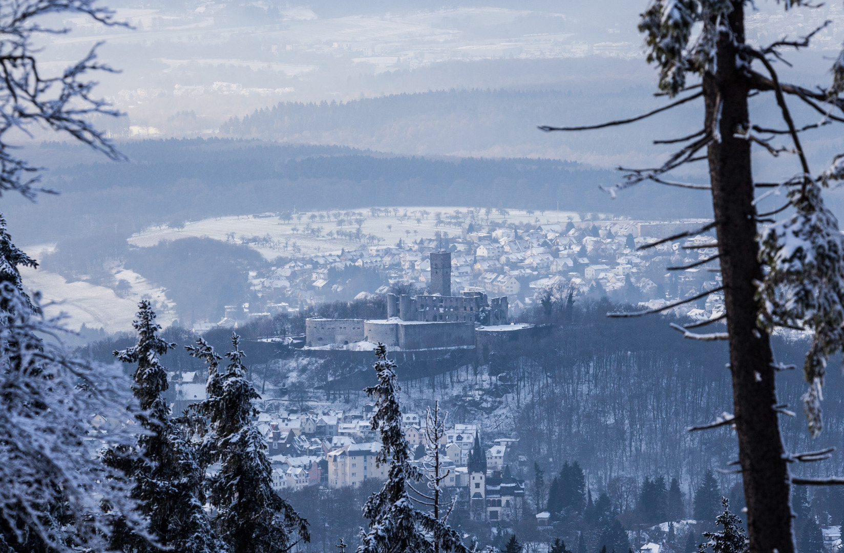 Burg Königstein im Winter