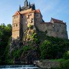 Burg Kriebstein im Abendlicht