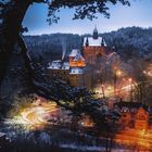 Burg Kriebstein im feinsten Winterkleid