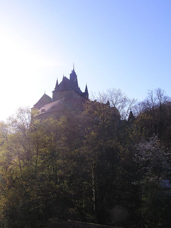 Burg Kriebstein im Sonnenschein