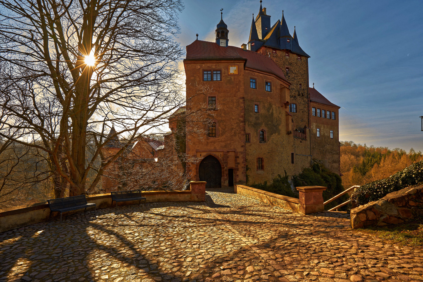 Burg Kriebstein Sonnenuhrseite