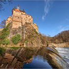 Burg Kriebstein... über dem Wehr...