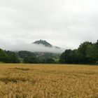 Burg Ku?ssaburg eingetaucht in Wolken