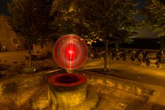 Burg Landeck LAPP - Orb auf dem Brunnen