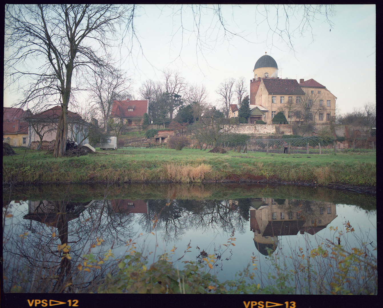 Burg Lenzen nahe der Elbe 1990